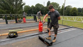 Reilly stow flat roof