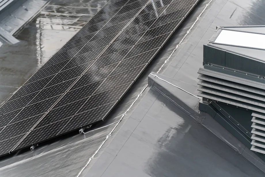 Solar panels at Bradford Market
