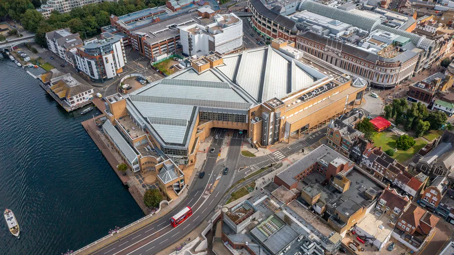Birdseye view of John Lewis, Kingston store